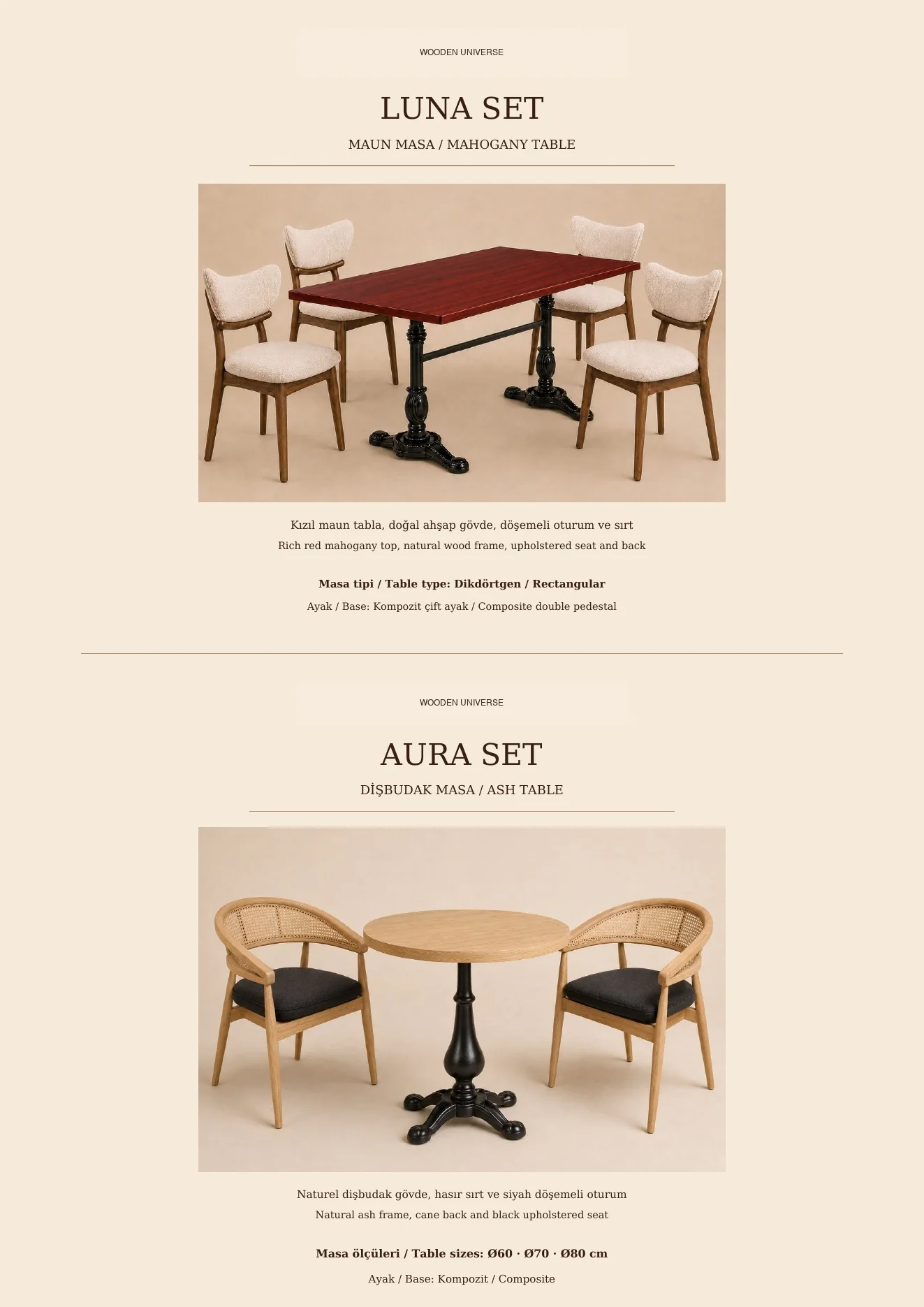 Table and chair sets · page 3