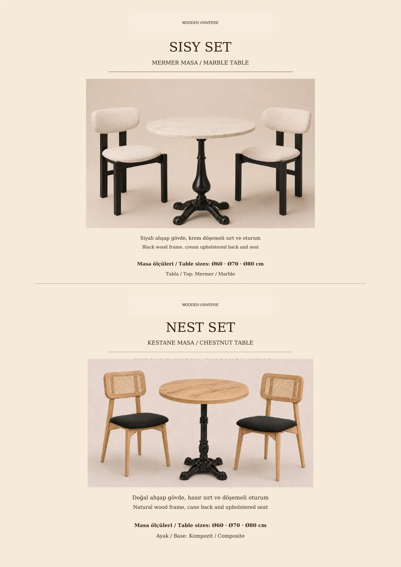 Table and chair sets · page 5